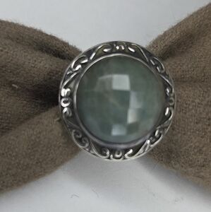 FADI Sterling Silver & Aquamarine Ring